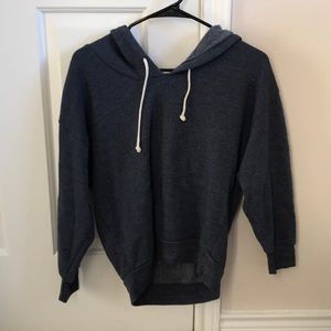 Quarter-sleeve hoodie